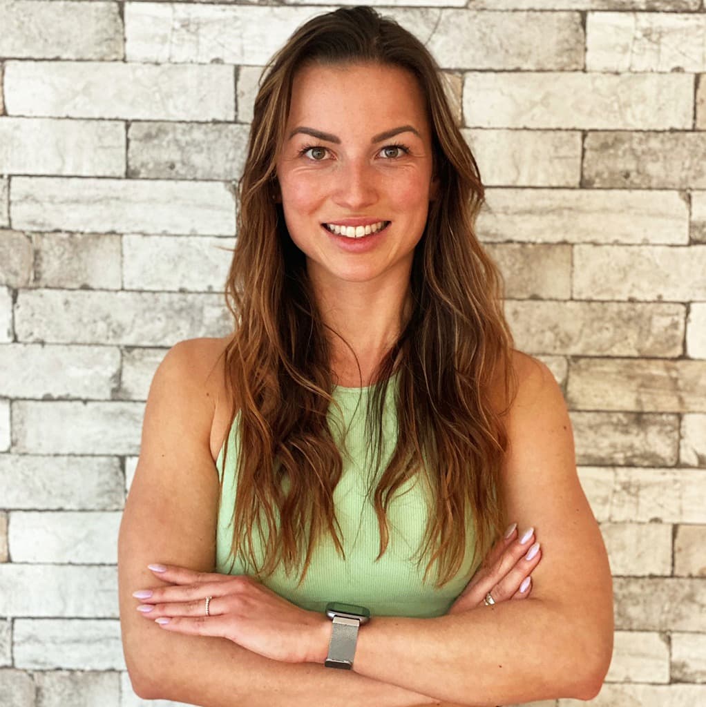 Franziska beim Pilates-Training